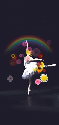 Flower Dance Rainbow Live Wallpaper