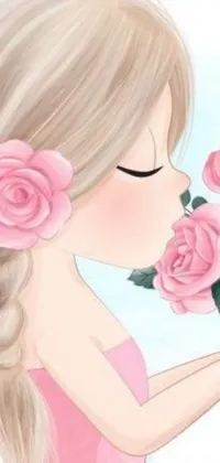 Flower Drawing Rose Live Wallpaper