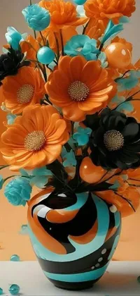Flower Flowerpot Azure Live Wallpaper