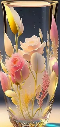 Flower Flowerpot Vase Live Wallpaper