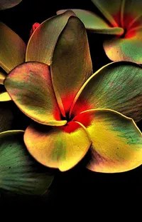 Flower Frangipani Petal Live Wallpaper