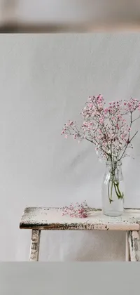 Flower Furniture Table Live Wallpaper