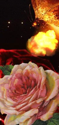 Flower Gory Rose Live Wallpaper