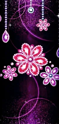 Flower Light Body Jewelry Live Wallpaper