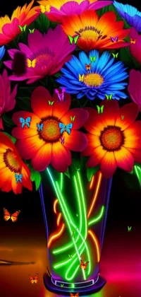 Free Light Color Flower Background
