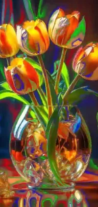 Flower Light Petal Live Wallpaper