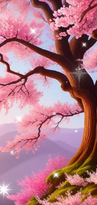 Flower Light Sky Live Wallpaper