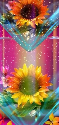 Flower Light Water Live Wallpaper