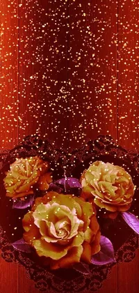 Flower Liquid Amber Live Wallpaper