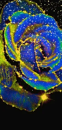 Flower Liquid Astronomical Object Live Wallpaper
