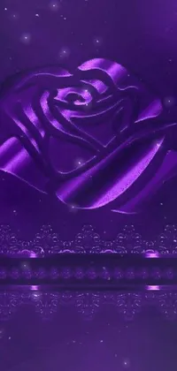 Flower Liquid Purple Live Wallpaper