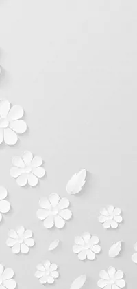 Flower Monochrome Necklet Live Wallpaper