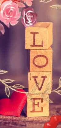 Add a cozy and charming touch to your phone screen with this love-themed live wallpaper