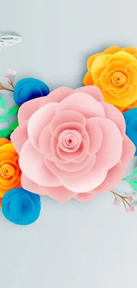 Flower Petal Azure Live Wallpaper