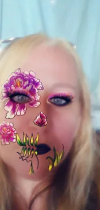 Flower Petal Eyebrow Live Wallpaper