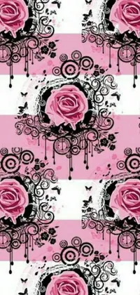 This pink rose live wallpaper is the perfect addition to your phone's home screen