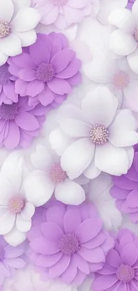 light violet flower wallpaper