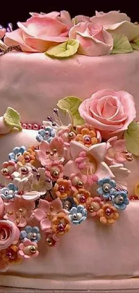 Flower Petal Textile Live Wallpaper