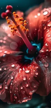 Flower Petal Water Live Wallpaper