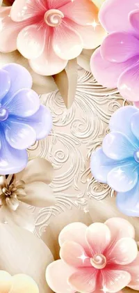 Flower Petal White Live Wallpaper