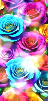 colorful rose Live Wallpaper
