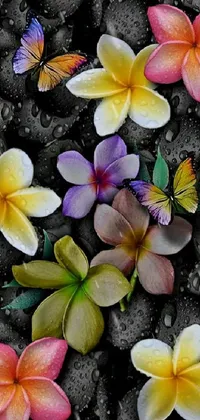 Flower Photograph Frangipani Live Wallpaper