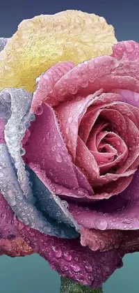Flower Pink Rose Live Wallpaper