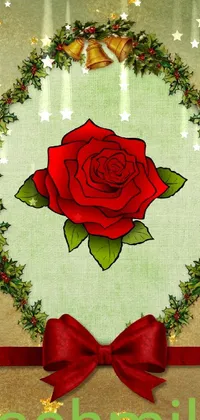 This Christmas-themed phone live wallpaper will add a touch of festivity to your mobile device