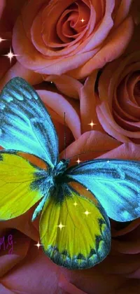 Flower Plant Butterfly Live Wallpaper