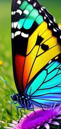 Flower Plant Butterfly Live Wallpaper