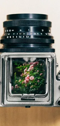 Flower Plant Camera Lens Live Wallpaper