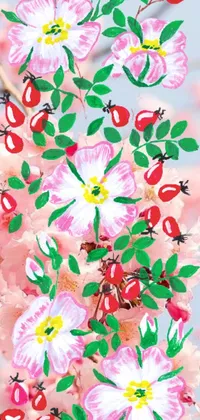 Flower Plant Child Art Live Wallpaper