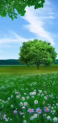Bring the beauty of the countryside to your phone with this anime-inspired live wallpaper