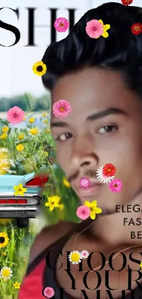 Flower Plant Eyelash Live Wallpaper