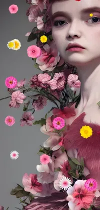 Flower Plant Eyelash Live Wallpaper