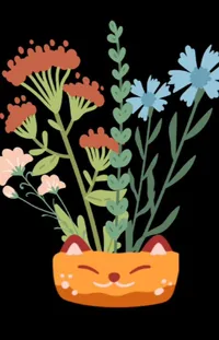 Flower Plant Flowerpot Live Wallpaper