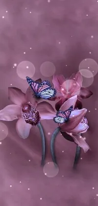 Flower Plant Liquid Live Wallpaper