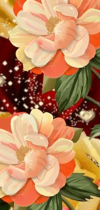 Flower Plant Painting Live Wallpaper