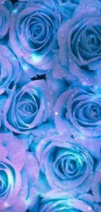 Blue Roses Animated Live Wallpaper - free download