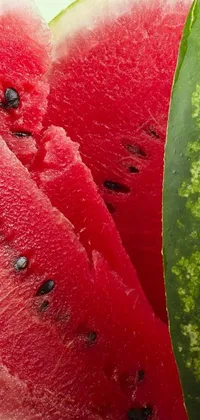 Indulge in the tasteful delight of watermelon with this stunning phone live wallpaper