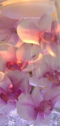 If you're a fan of delicate flower arrangements, this live wallpaper is perfect for you