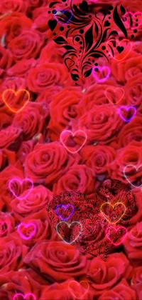 Rose x Hearts Live Wallpaper