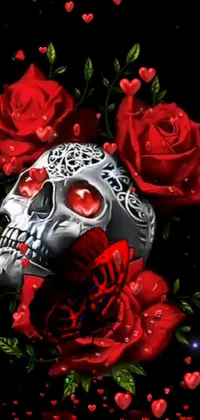 rosas de la muerte  Live Wallpaper