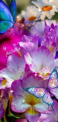 Flower Plant Pollinator Live Wallpaper