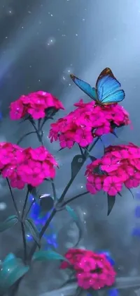 Flower Plant Pollinator Live Wallpaper