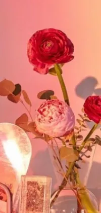 Enhance your phone's aesthetic with this stunning floral live wallpaper
