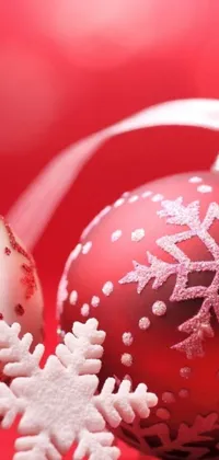 Get in the holiday spirit with this charming phone live wallpaper