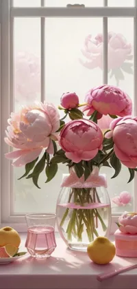 Flower Plant Tableware Live Wallpaper