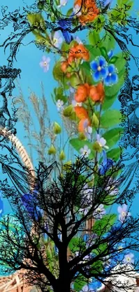 Flower Plant Tree Live Wallpaper