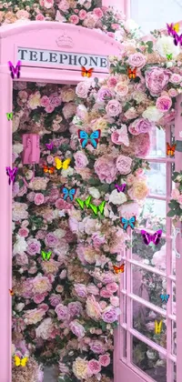 Flower Plant Wall Live Wallpaper
